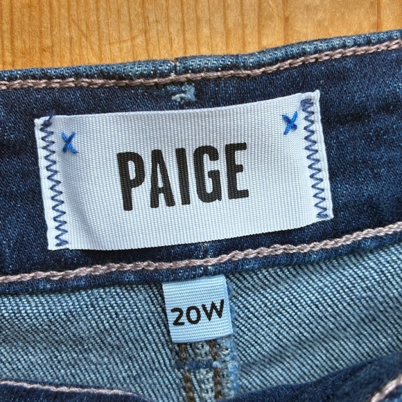 Paige NWT Anessa Ankle Wide Leg Jeans Sz 20W - Picture 3 of 6